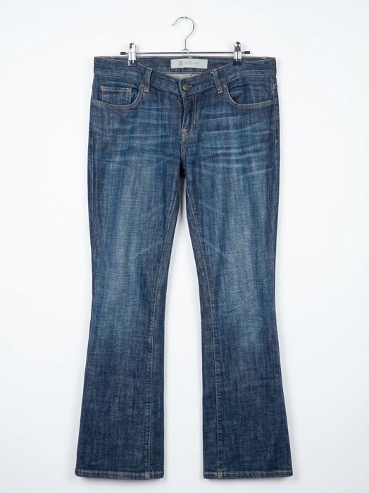 Сині джинси кльош / ретро джинси / ковбойські джинси від бренду BOOT CUT