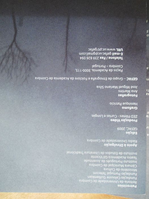 DVD A Água Dorme de Noite | GEFAC