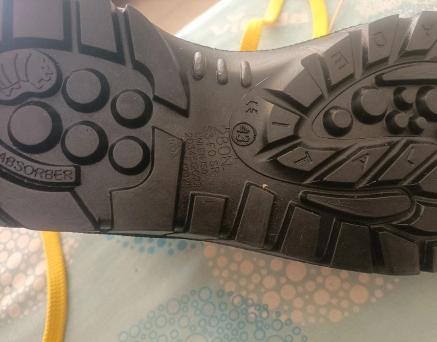 Botas de trabalho lewer Número 43, nível de proteção S3