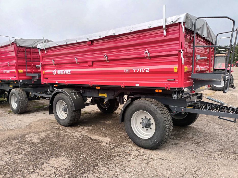 Przyczepa rolnicza dwuosiowa PALETOWA T711/1 8T/ 711/2 10T/ 711/3 12T