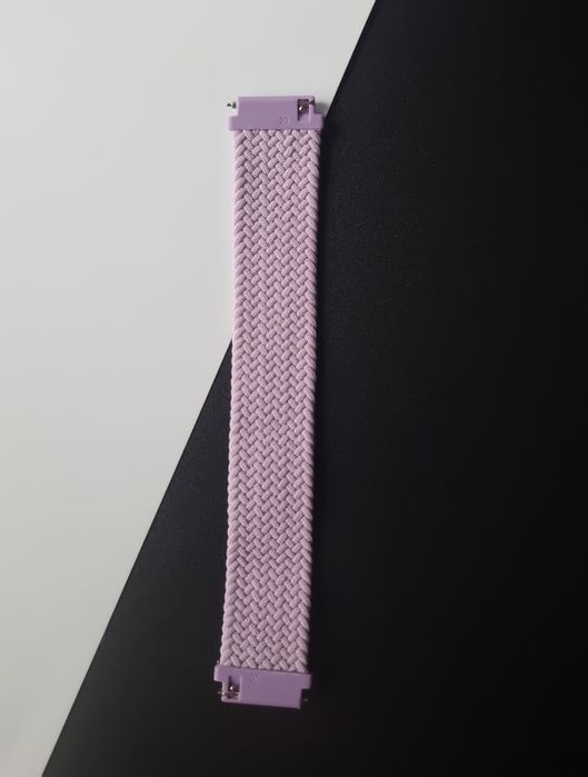 Pasek plecionego materiału 20 mm do zegarka Samsung, Huawei, Amazfit,