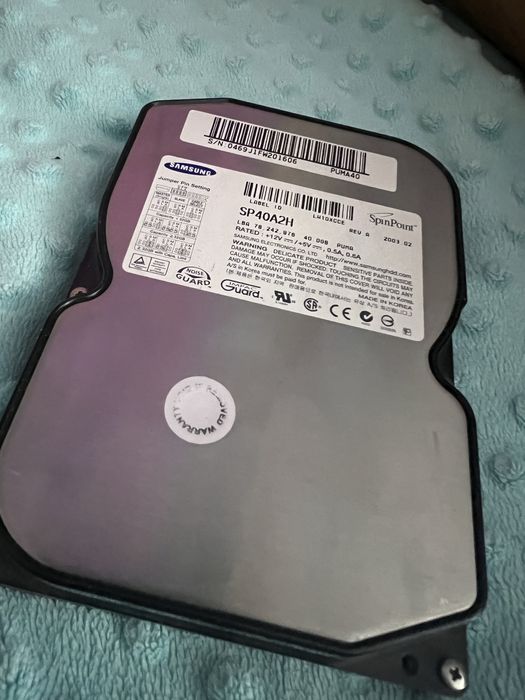 Dysk hdd samsung sp40a2h unikat