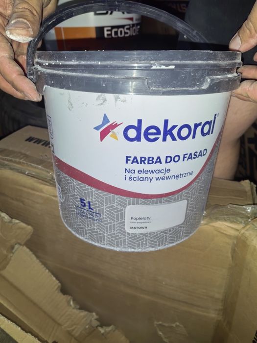 Farba szara do fasad 5l