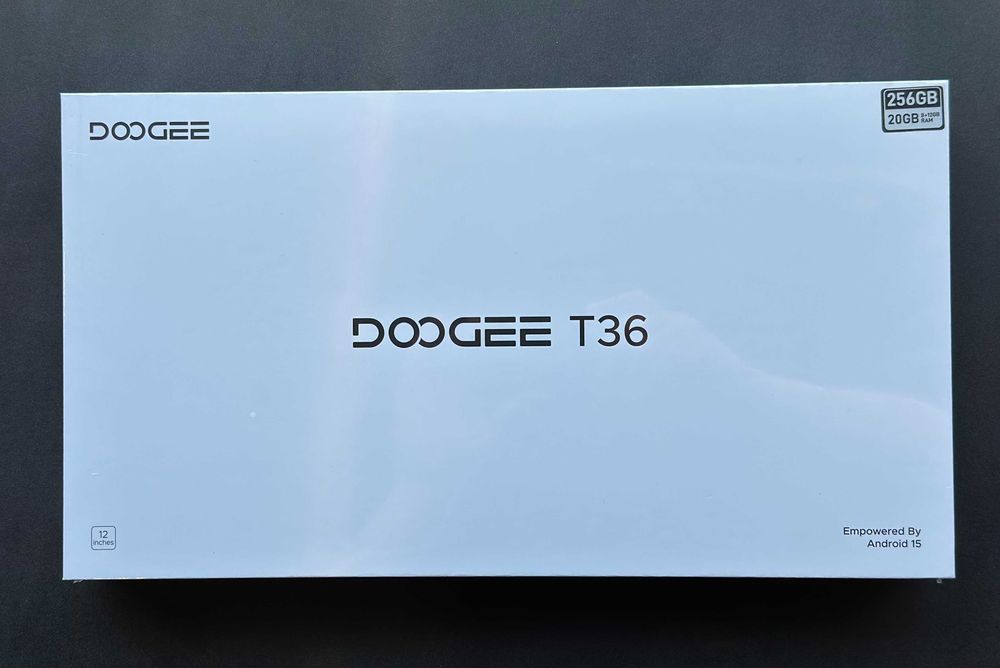 Nowy! Mocny Tablet DOOGEE T36 12" 8/256 GB LTE Wi-Fi. 12mcy Gwarancja