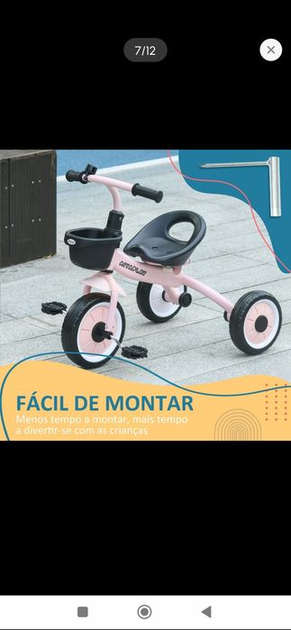 Triciclo evolutivo dos 2 até 5 anos
