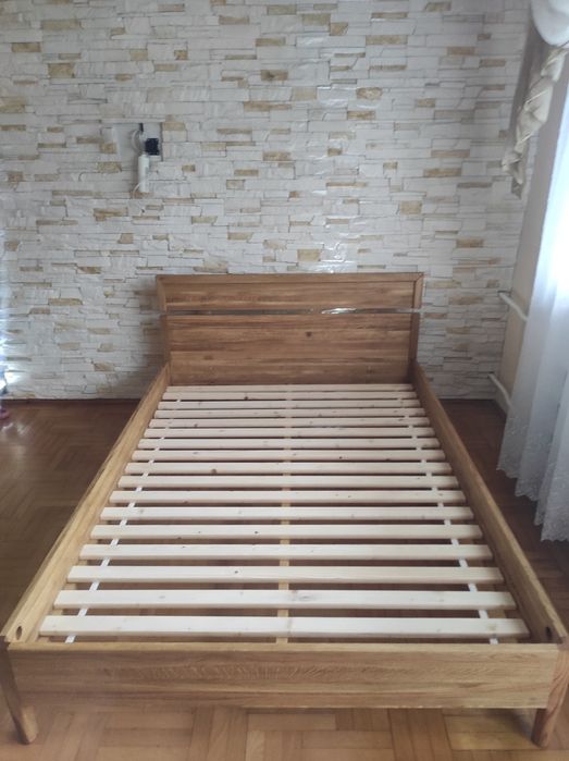 Łóżko lity dąb 160x200