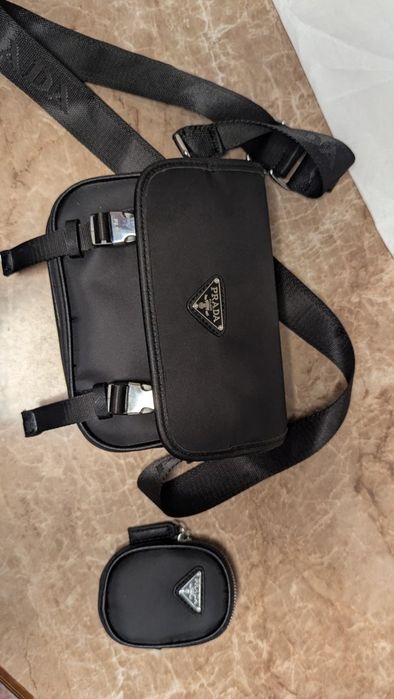 Сумка Prada Re-Nylon Black Premium (Унісекс)