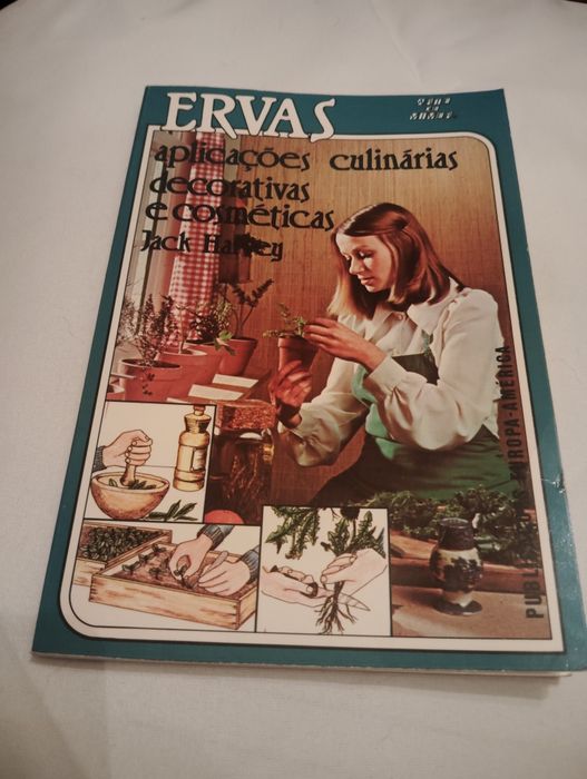 Livro Coleção Arte de Viver Ervas Vintage