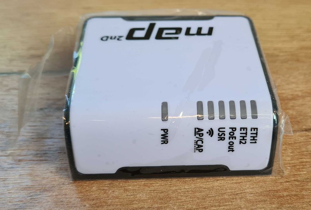 MikroTik mAP 2nD Wi-Fi 2.4GHz роутер RBmAP2nD, PoE in/out, новий BOX