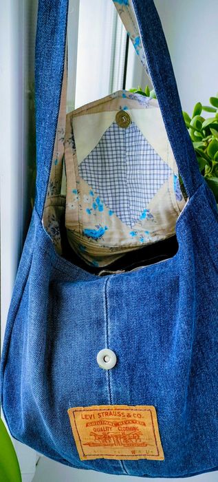 Сумка джинсова хобо Levis