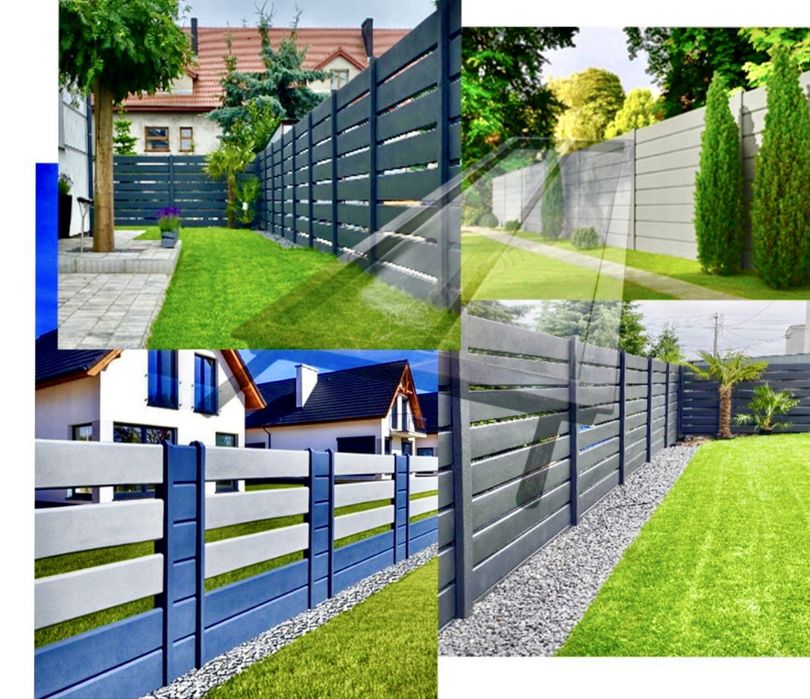 Еврозабор с установкой и доставкой  4 плиты+1 столб