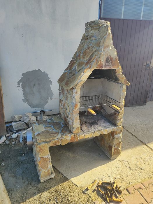 Grill betonowy kamienny