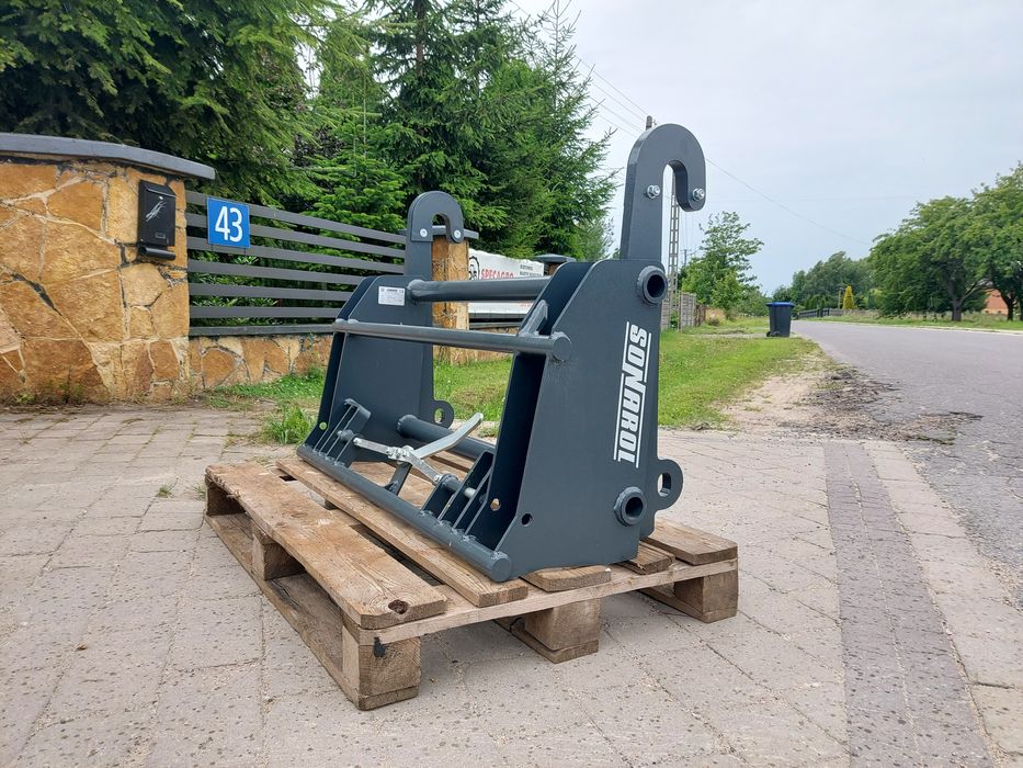 Adapter przejściówka z Ładowarki Jcb q-fit na Euroramke  ! Od ręki !