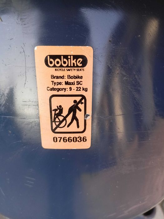 Fotelik rowerowy dla dziecka firmy Bobike.