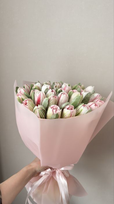 Букети із зефіру, тюльпани зефір