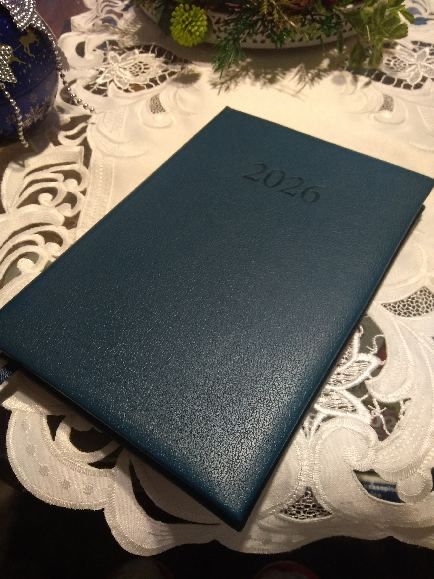 Nowy kalendarz kartkowy ksiazkowy   A5 2026. Planer organizer