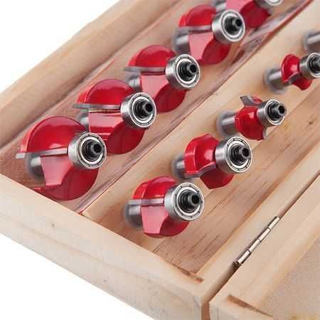 Набір фрез кальовочних, 12 шт. INTERTOOL HT-0077