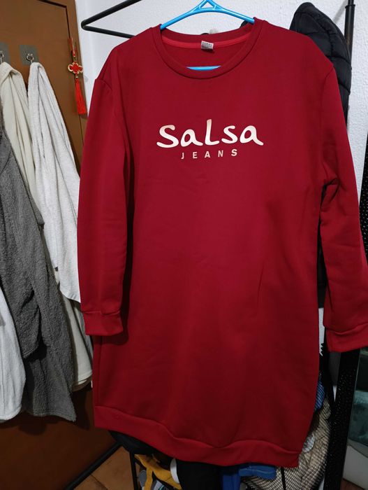 Vestido sweatshirt
