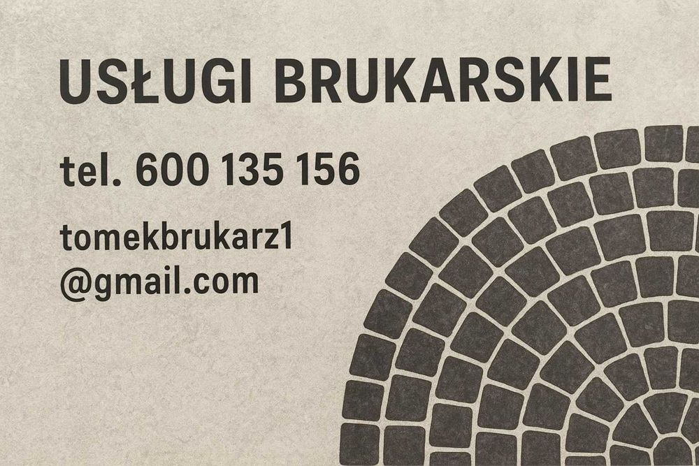 Układanie kostki brukowej i granitowej