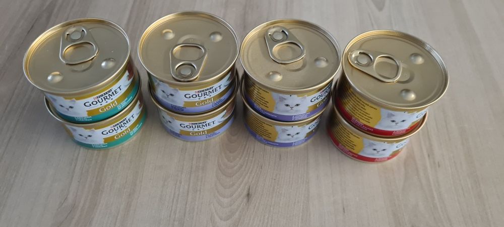 Karma dla kota, gourmet gold mus, 8 szt