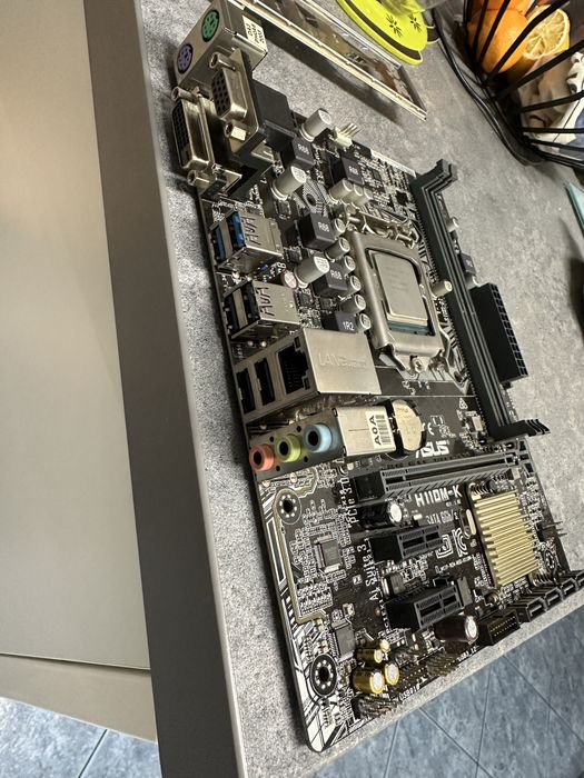 Asus  H110M-K  + i5 6400 + chłodzenie