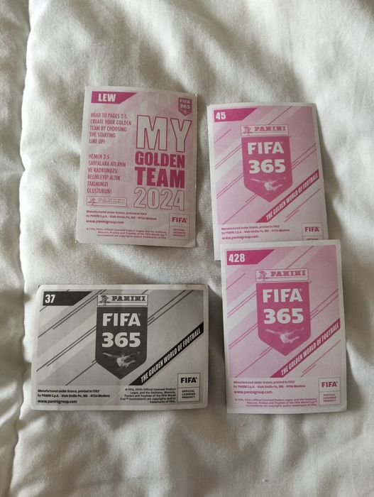 Cartas colecionáveis FIFA 365