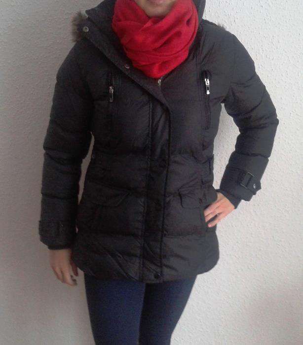 Czarna kurtka zimowa