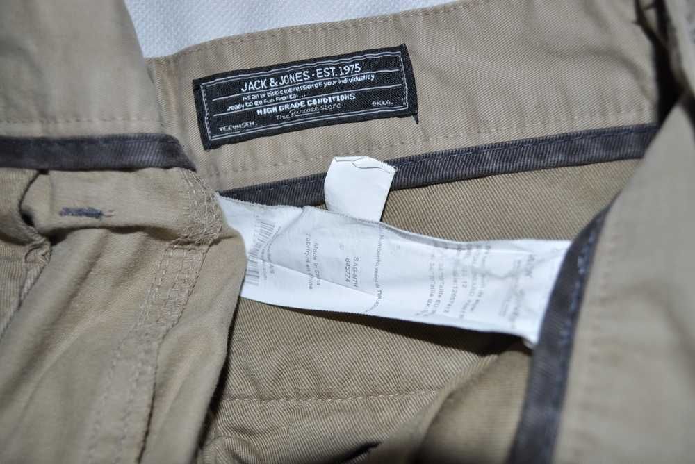 JACK & JONES L 88cm 34/30 męskie spodnie jeansowe chinos slim s5v