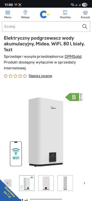 Podgrzewacz wody Midea 80 l 2KW