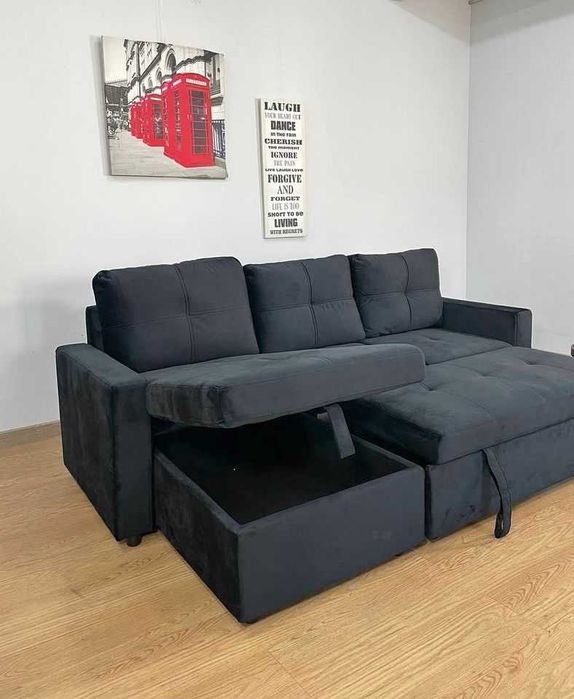 SOFA CAMA COM ARRUMAÇAO NOVA  envio gratis paga na casa