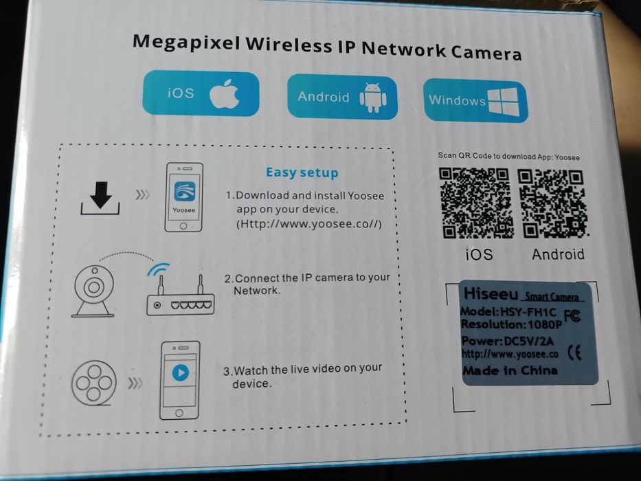 Camara vigilância Hiseeu