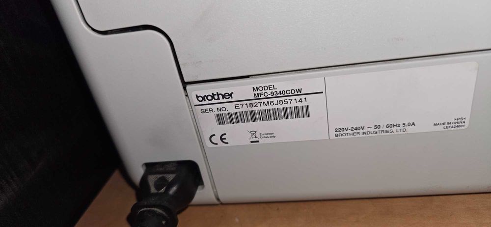 Uszkodzona drukarka laserowa Brother MFC-9340CDW