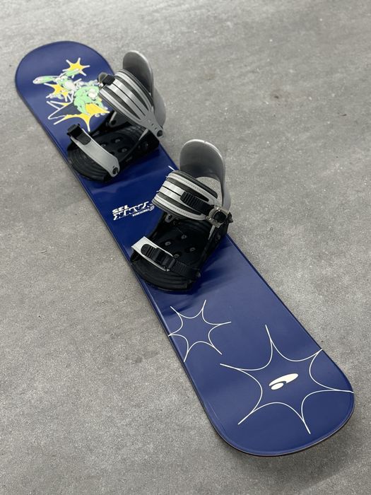 Prancha de snowboard crianca com fixações  – 135 cm