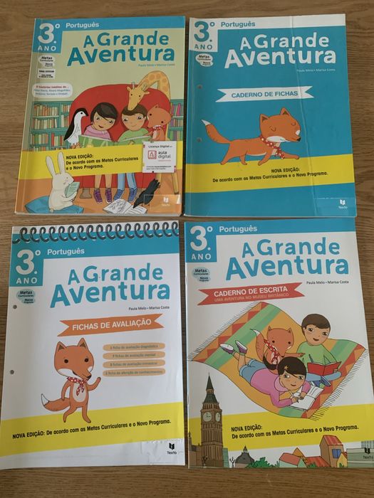 Manuais / Livros - A Grande Aventura 3º Ano