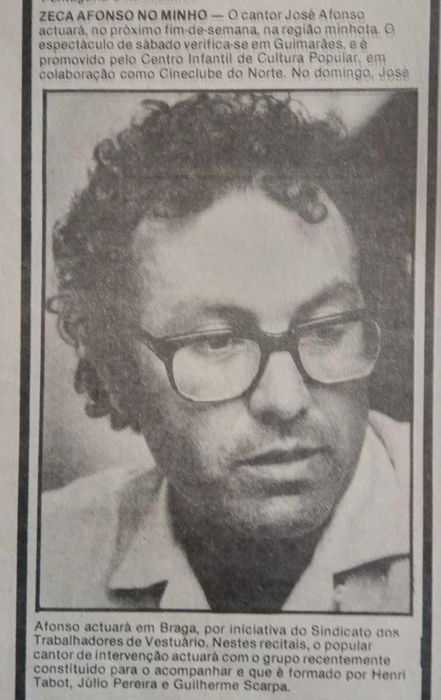 José Afonso	- - -		Se7e - nr. 97	- - - - -	Jornal