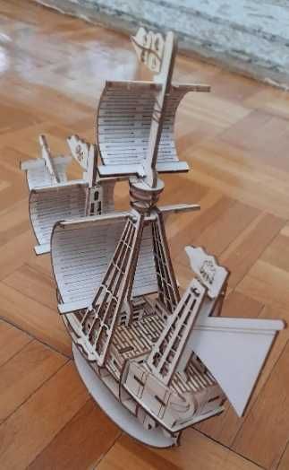 Пазл 3D деревянный Корабль