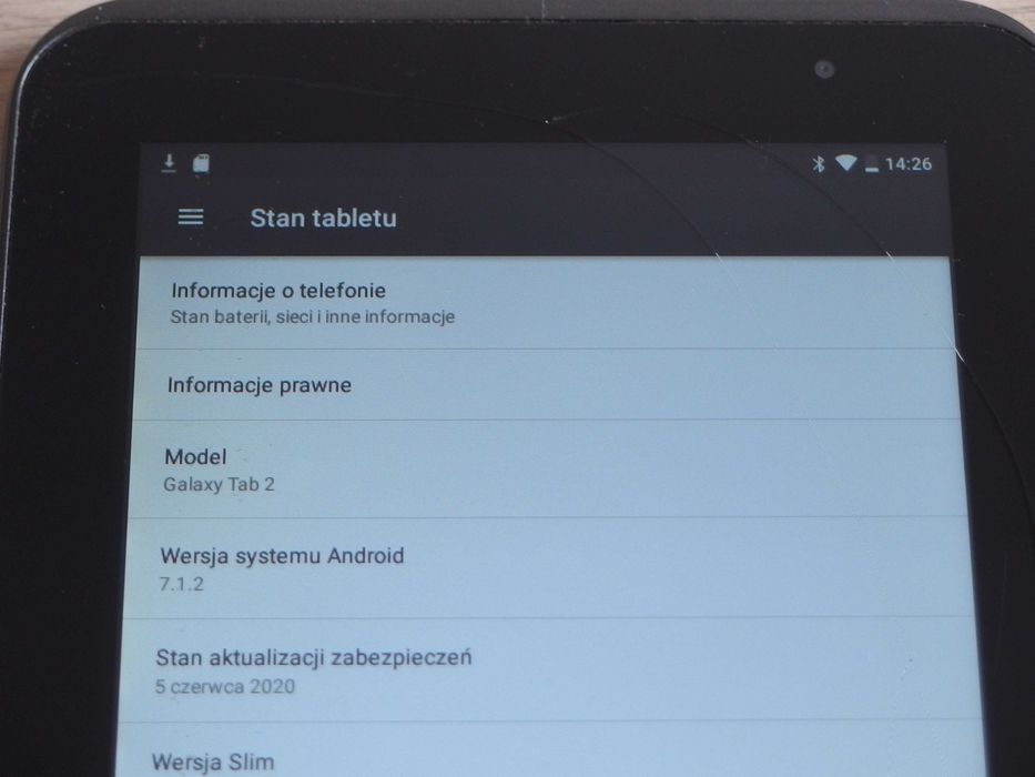 YouTube Kids TABLET 7"  Samsung Galaxy Tab2  SM-P3110  Android 7.1