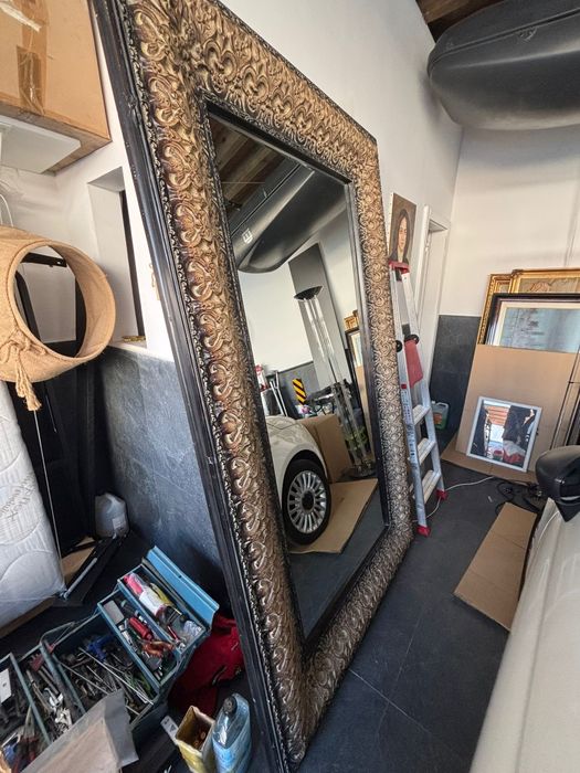 Espelho vintage,altura 2.10cm,largura 1.40cm