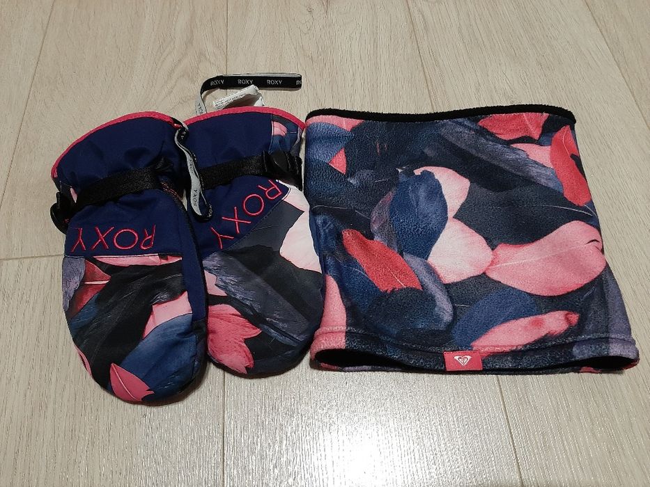 Komplet zimowy ROXY rękawice i komin dla dziecka
