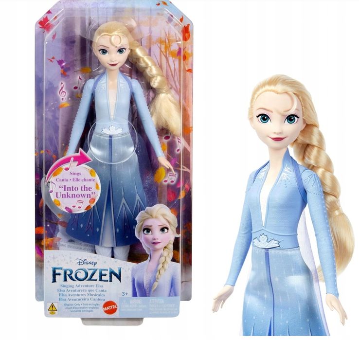 Disney Kraina Lodu 2 Frozen Lalka Księżniczka Elsa Śpiewająca Po Angielsku