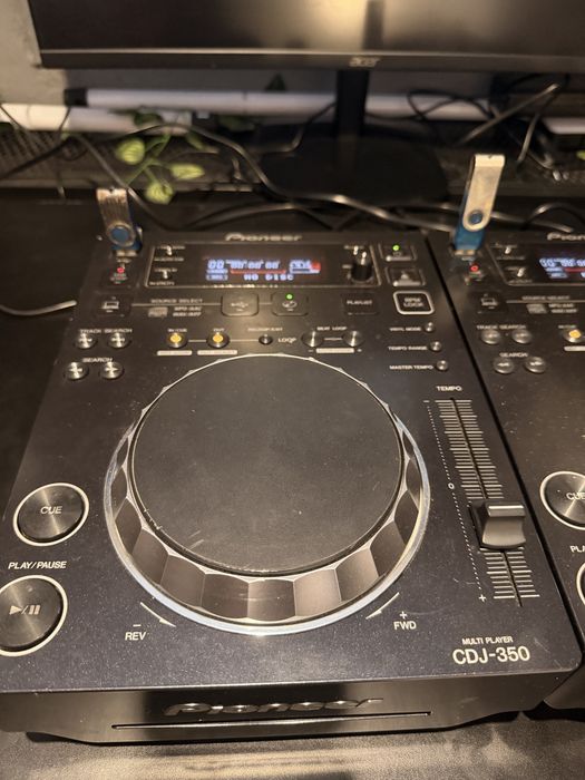 Par de Leitores Pioneer CDJ-350 - Totalmente Operacionais