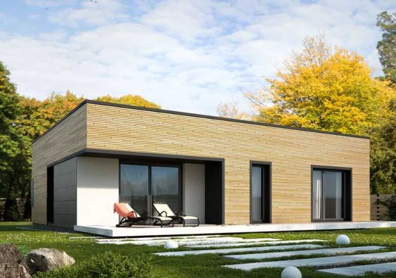 Projekt domu „Nila” BSE1159 — nowoczesny, parterowy dom z garażem