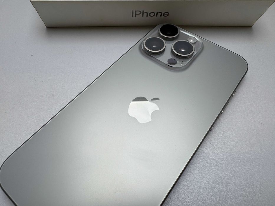 iPhone 15 Pro Max 256GB Natural Titanium/ 88%/ Stan B.Dobry+/ Sklep Wrocław