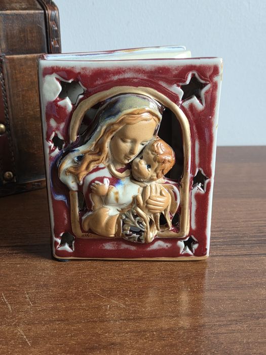 Porcelanową ozdoba Świecznik na podgrzewacz