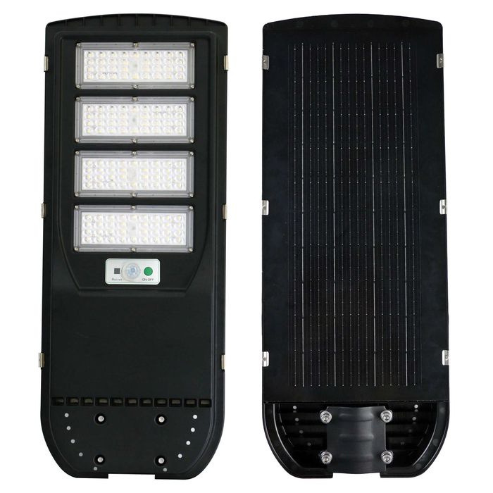 Solarna lampa uliczna parkowa duży panel 65W bateria 60Ah SunStreet