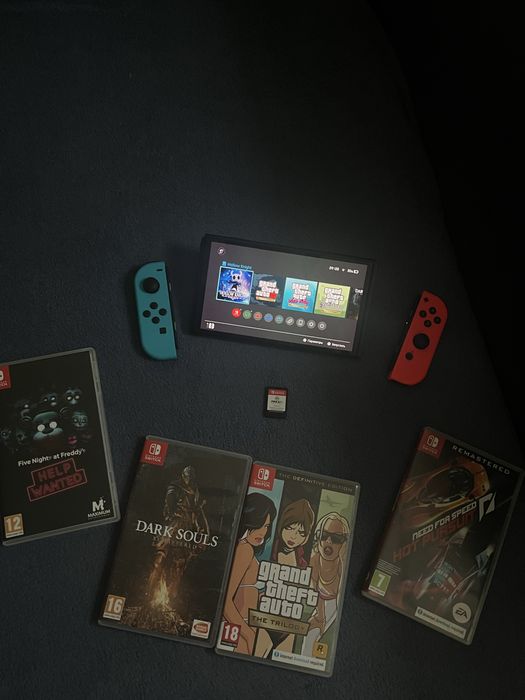 Nintendo Switch Oled 64 gb + gry