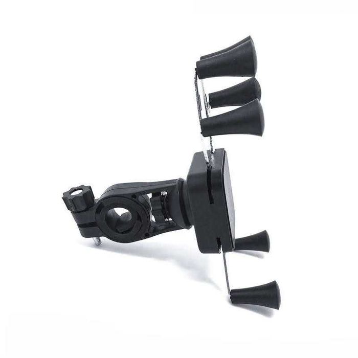 Suporte telemóvel garras 6 pontos fixação moto cafe racer