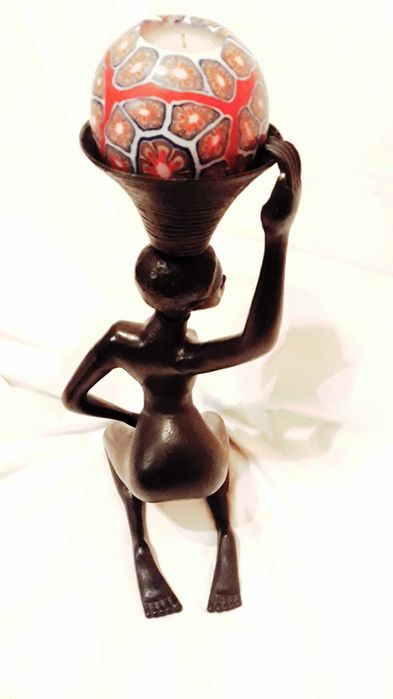 Estatueta em metal.  Vintage