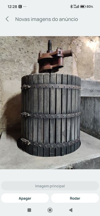 Prensa de Vinho Tradicional (Aduelas e Acessórios)