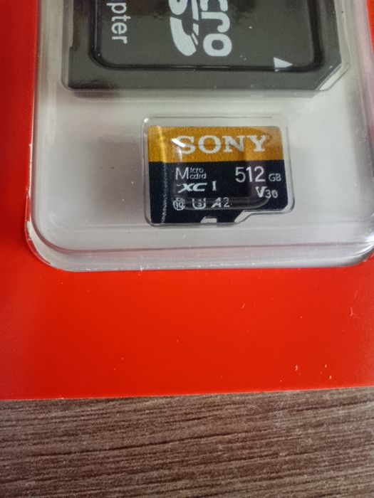 Карта пам'яті 512гб мікро СД Sony micro SD card 512gb